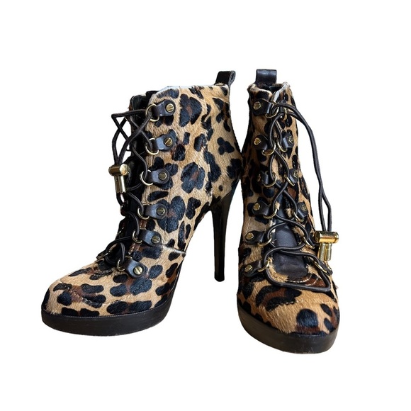 Tory Burch Halima Cheetah Print Boots - Picture 9 of 9